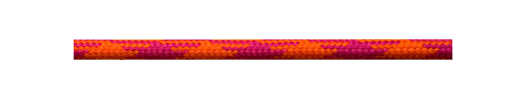 Textilkabel Orange-Kirschrot