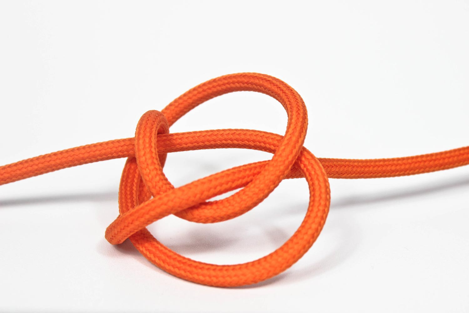 Textilkabel-Hängeleuchte Kunststoff orange