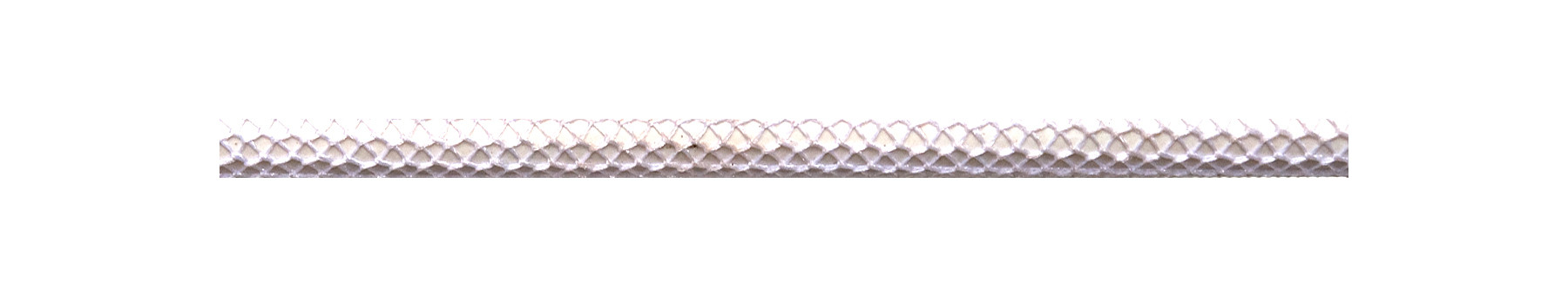 Textilkabel Glänzend Weiß Netzartiger Textilmantel