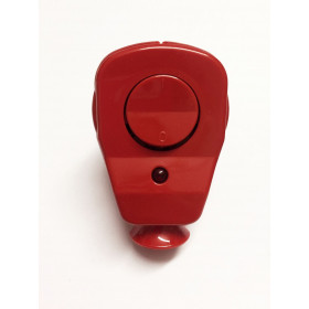 Schuko Winkelstecker mit Schalter und Diode rot