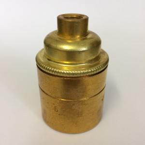 Metallfassung E27 antik gold