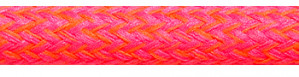 Textilkabel Neonpink-Orange