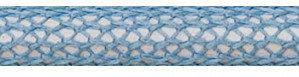 Textilkabel Pastellblau Netzartiger Textilmantel