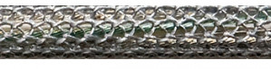 Textilkabel Silber-Grau Netzartiger Textilmantel