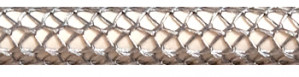 Textilkabel Silber-Grau Netzartiger Textilmantel