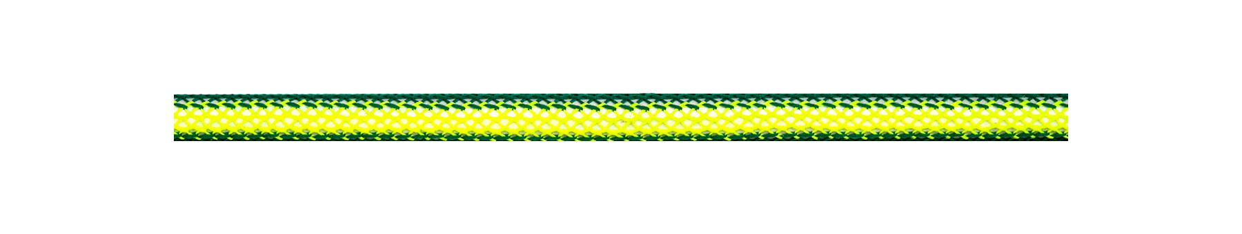 Textile Cable Green/Yellow Netlike Textile Covering