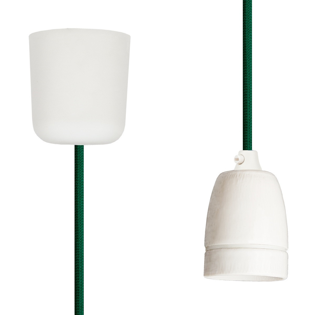 Pendant Lamp Porcelain Green