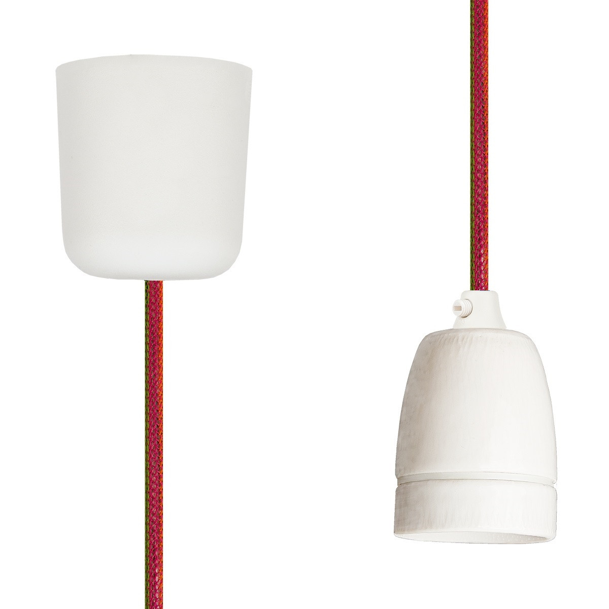 Pendant Lamp Porcelain Happy Stripe Netlike