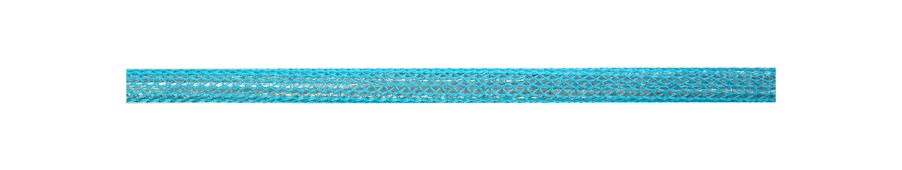 Textile Cable Turquoise Netlike Textile Covering