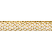 Textile Cable Gold-White Netlike Textile Covering
