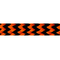 Textile Cable Orange-Black Zig Zag