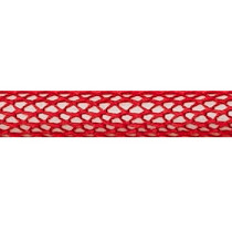 Textile Cable Red Netlike Textile Covering