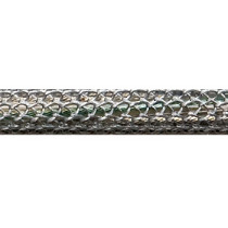 Textile Cable Silver-Grey Netlike Textile Covering