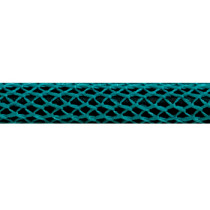 Textile Cable Turquoise-Black Netlike Textile Covering