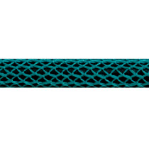 Textile Cable Turquoise-Black Netlike Textile Covering