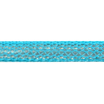 Textile Cable Turquoise Netlike Textile Covering