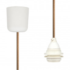 Pendant Lamp Plastic Beige