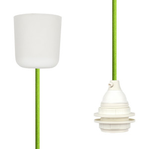 Pendant Lamp Plastic Light Green