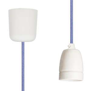 Pendant Lamp Porcelain Lilac