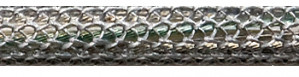 Textile Cable Silver-Grey Netlike Textile Covering