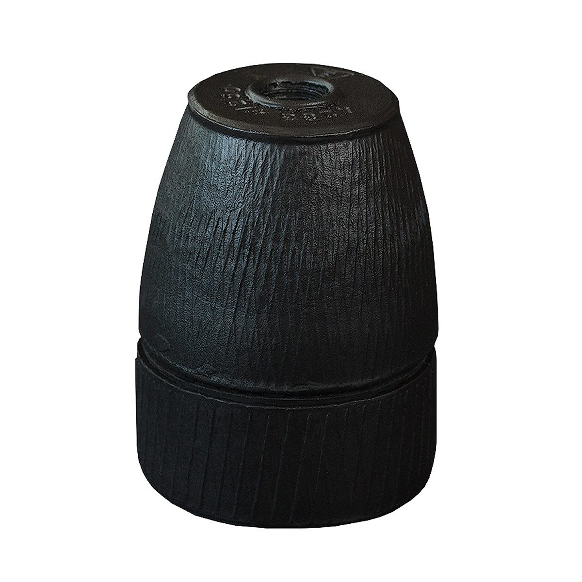 Porcelain Lamp Holder E27 Matte Black