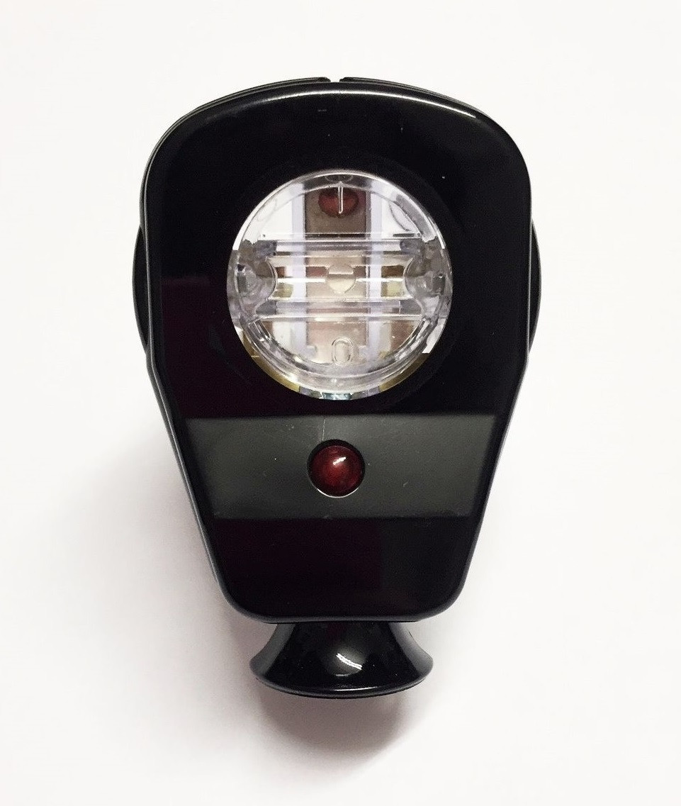 SchukoPlug switch LED  black-transparent