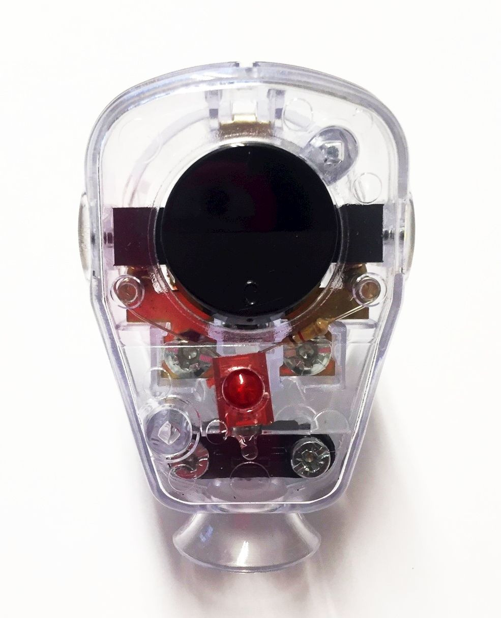 SchukoPlug switch  LED  transparent-transparent-black