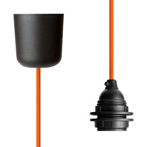 Pendant Lamp Plastic Orange
