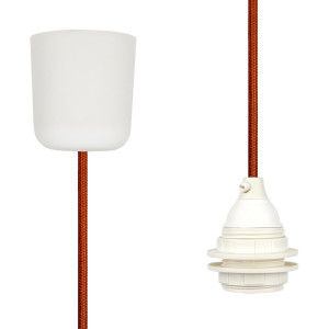 Pendant Lamp Plastic Copper