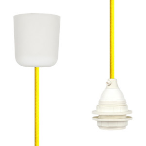 Pendant Lamp Plastic Empire Yellow