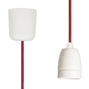 Pendant Lamp Porcelain Happy Stripe Netlike