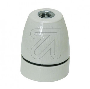 Porcelain Lamp Holder E27 Glazed (patterned)