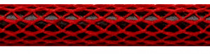 Textile Cable Red Netlike Textile Covering