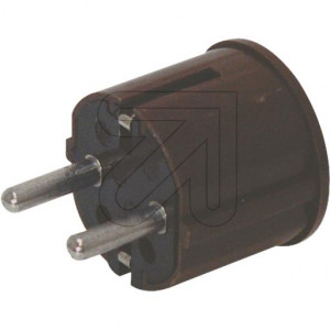 Schuko Plug Brown