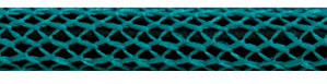 Textile Cable Turquoise-Black Netlike Textile Covering