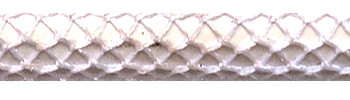 Textile Cable Shiny White Netlike Textile Covering