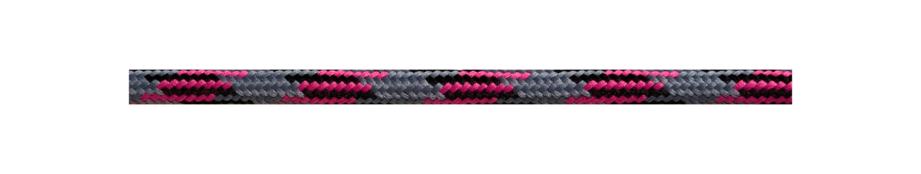 Textile Cable Grey-Black-Cerise