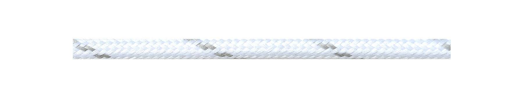 Textile Cable White-Grey Striped