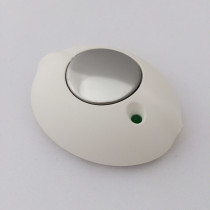 Dimmer switch with soft-touch control white