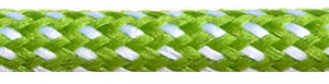 Textile Cable Green-White Spots