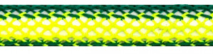 Textile Cable Green/Yellow Netlike Textile Covering