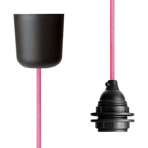 Pendant Lamp Plastic Neon Pink