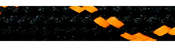 Textile Cable Black-Orange