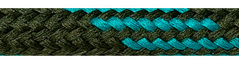 Textile Cable Brown-Green-Green