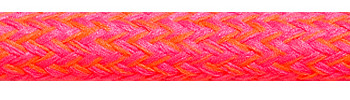 Textile Cable Neon Pink Orange