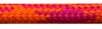 Textile Cable Orange-Cerise-Cerise
