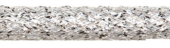 Textile Cable Silver-Glitter