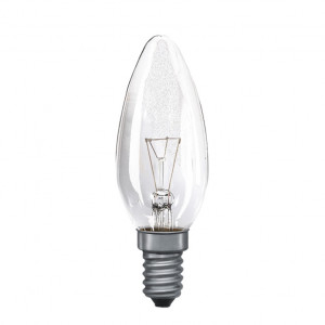 Candle Bulb Clear E14 15W