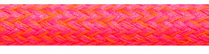 Textile Cable Neon Pink Orange
