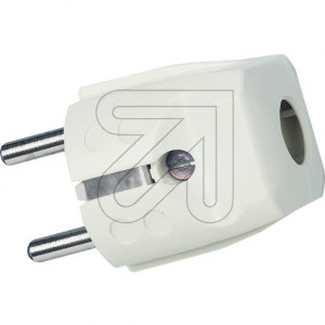 Schuko Plug Cream-White 